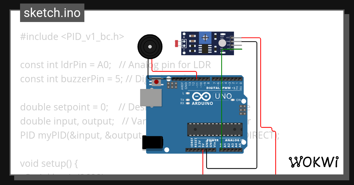 Control System - Wokwi ESP32, STM32, Arduino Simulator
