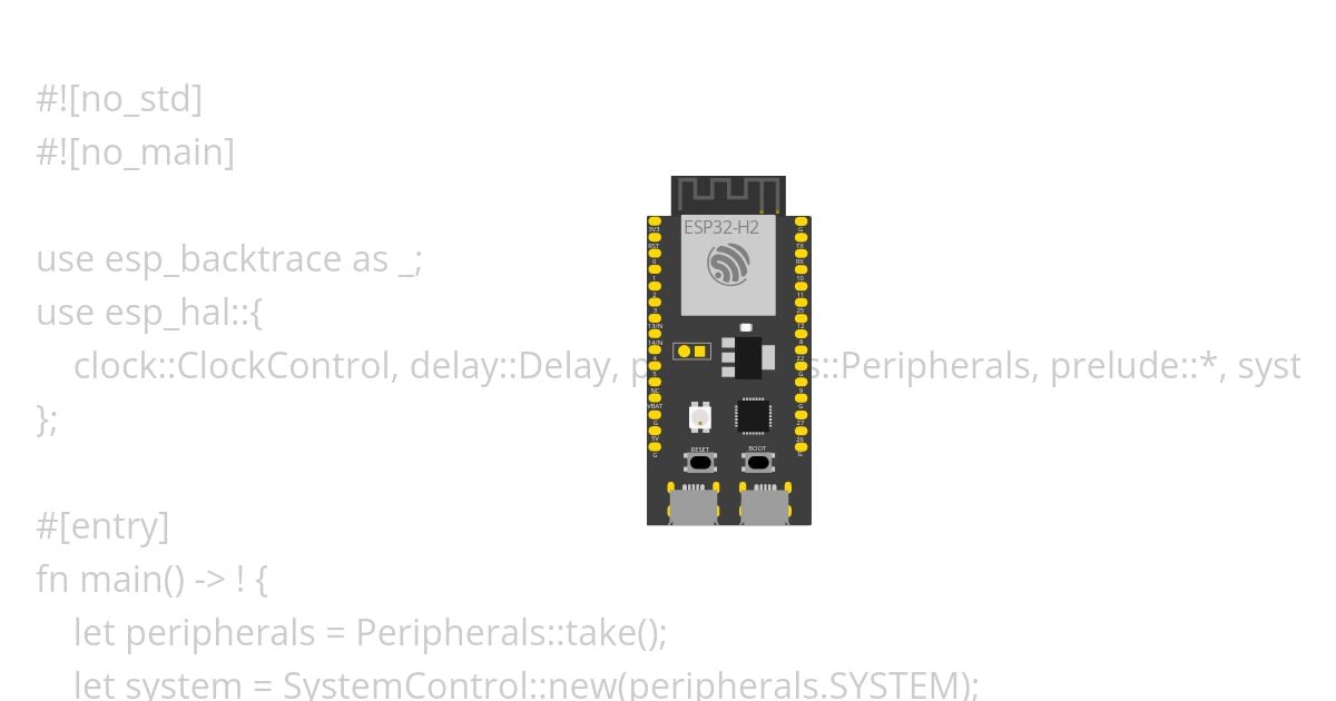 [esp32h2 | rust | no-std ] template simulation