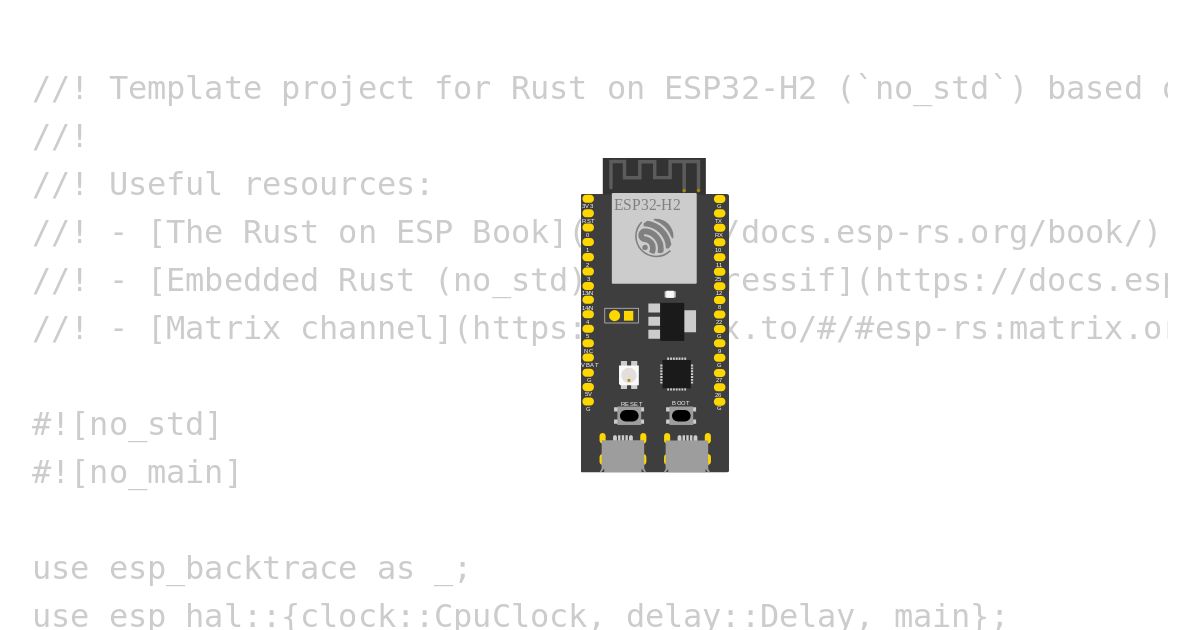 [esp32h2 | rust | no-std ] template simulation