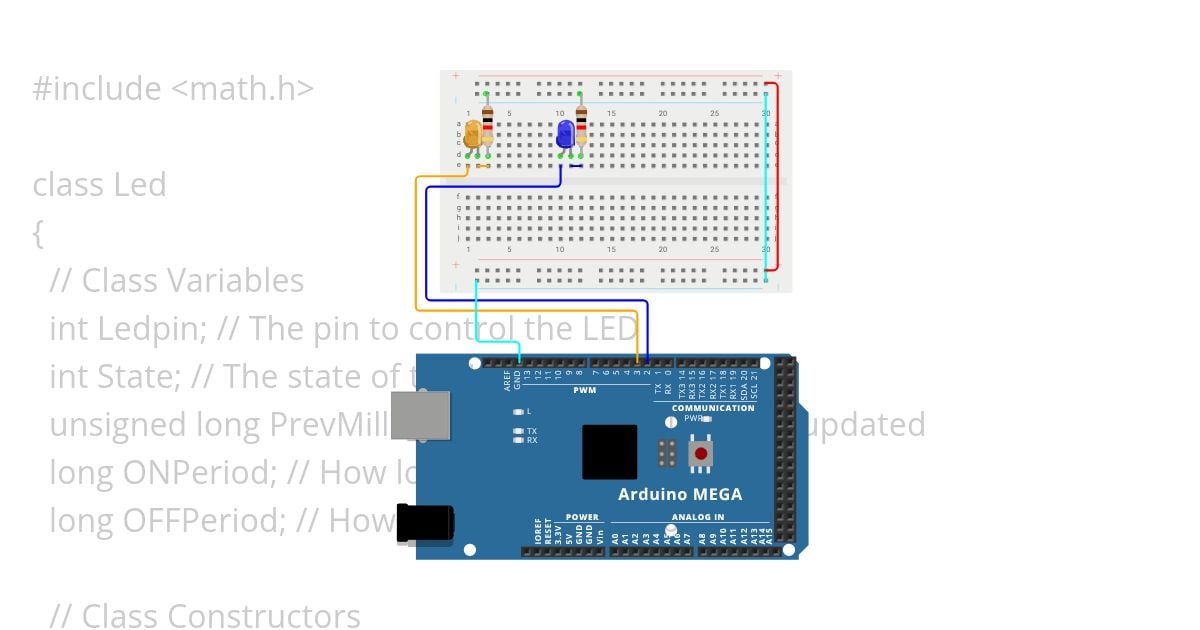 Multi-Tasking (LEDS) simulation