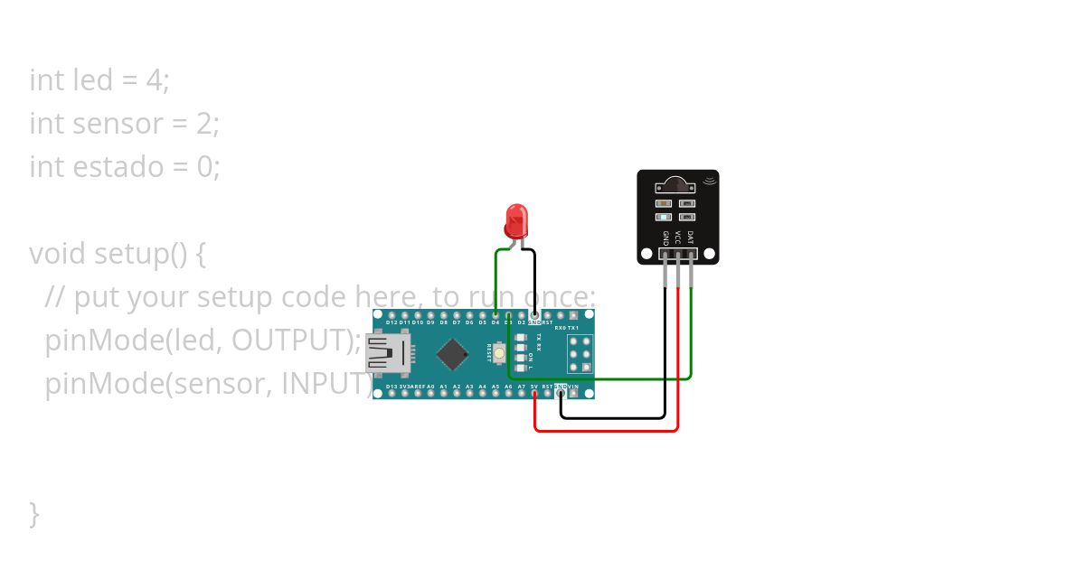 IR sensor simulation