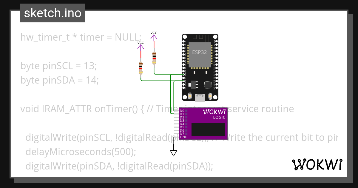 i2c - Wokwi ESP32, STM32, Arduino Simulator