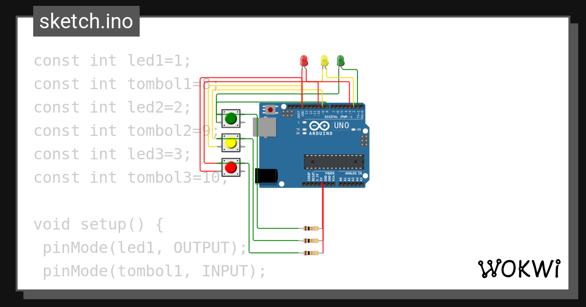 Tombol 2 - Wokwi ESP32, STM32, Arduino Simulator