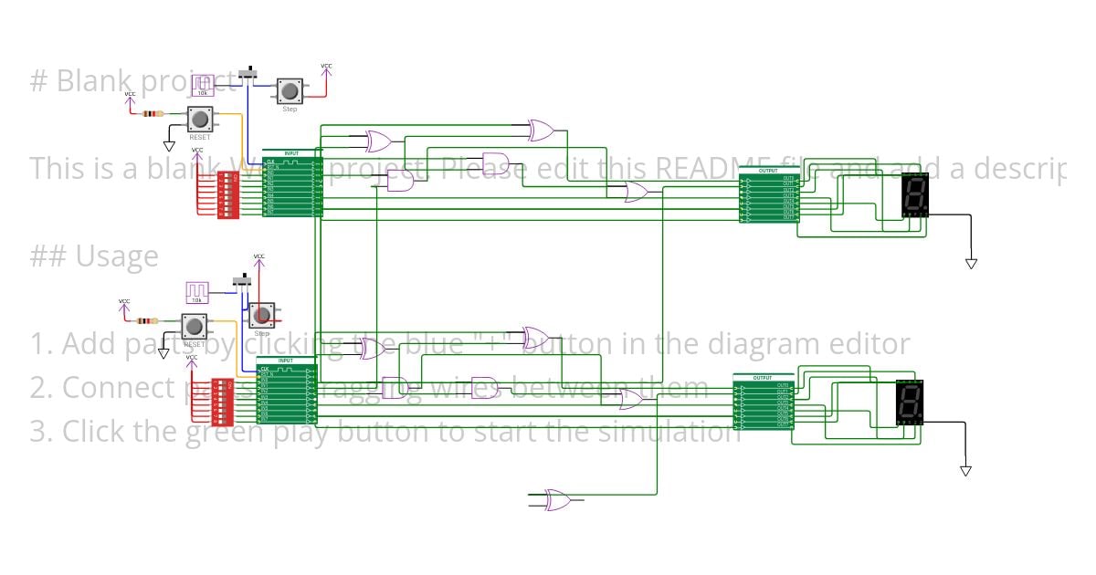 2-Bit Adder simulation