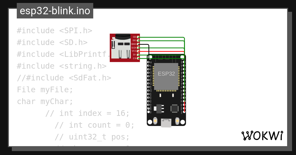 Esp32 arduino sd wokwi esp32 stm32 arduino simulator