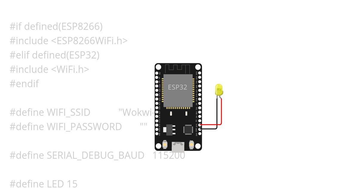 Connecting WiFi  simulation