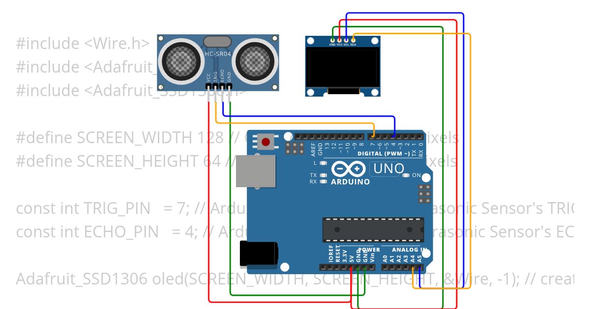 OLED with Sensor simulation