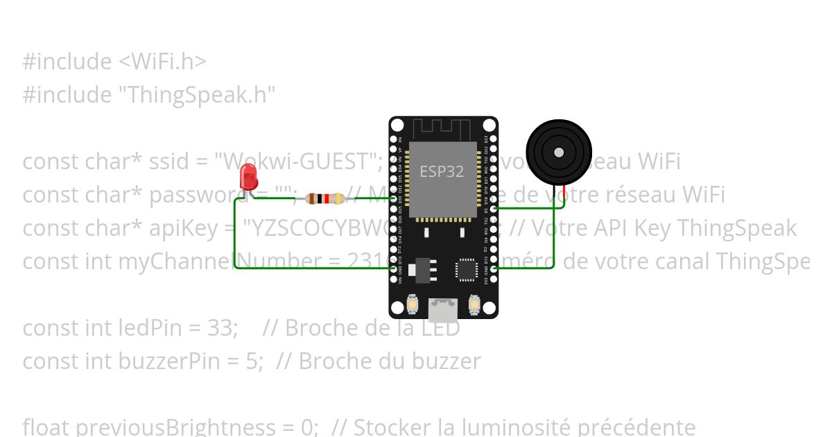LED_BUZZERthinkspeak simulation