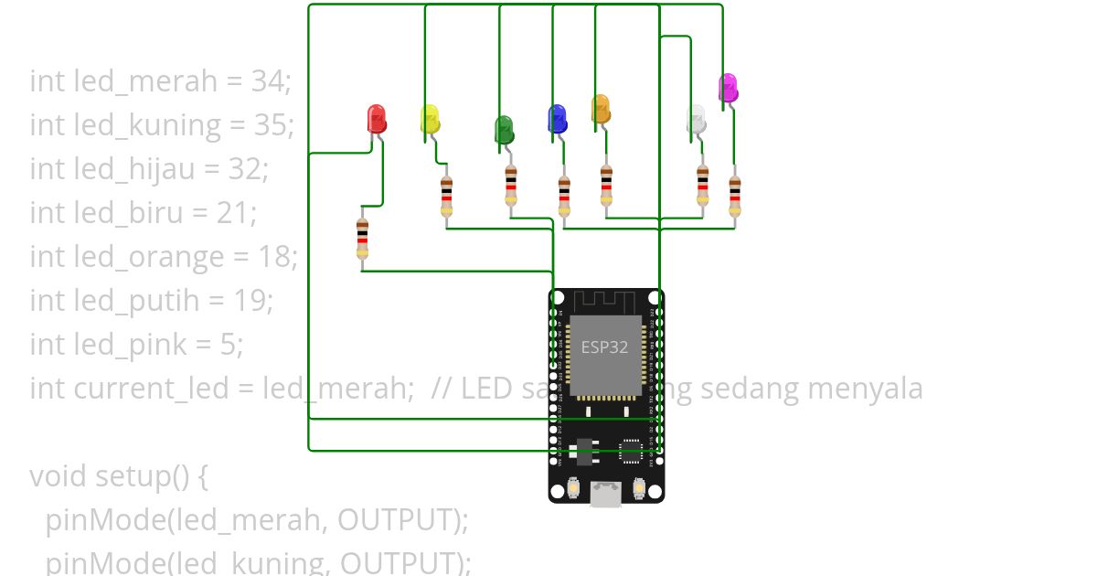 led1 simulation