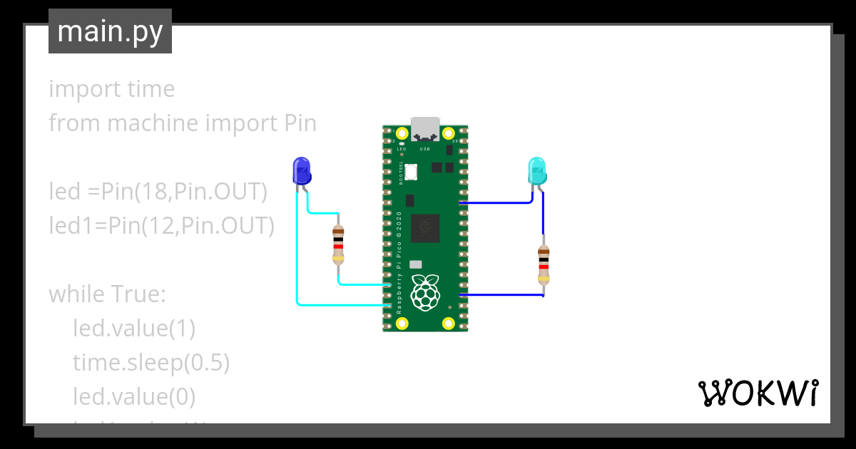 FLIP FLOP - Wokwi ESP32, STM32, Arduino Simulator