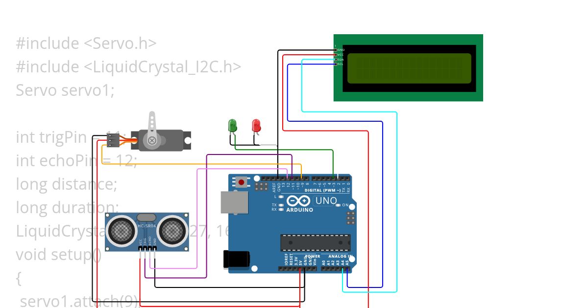Q2 _Ultrasonic witn Servo simulation