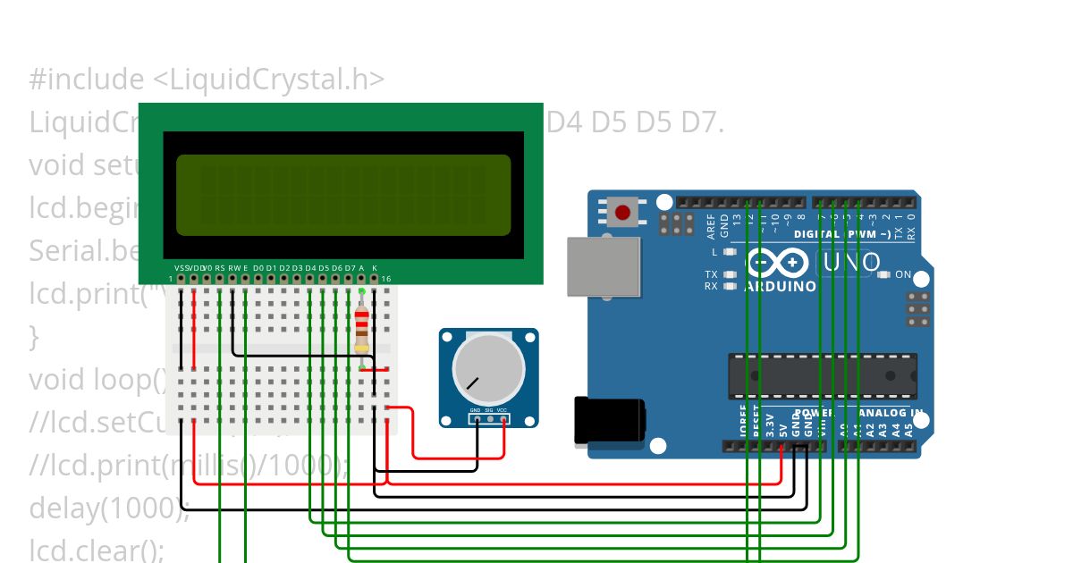 lcd display simulation