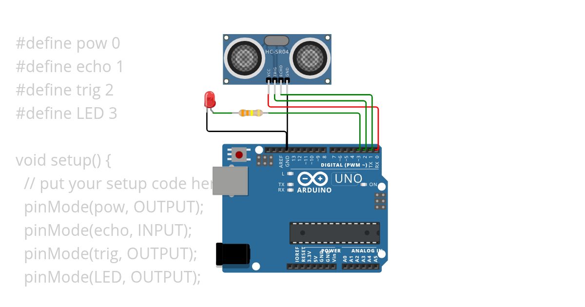 LED Sensor simulation