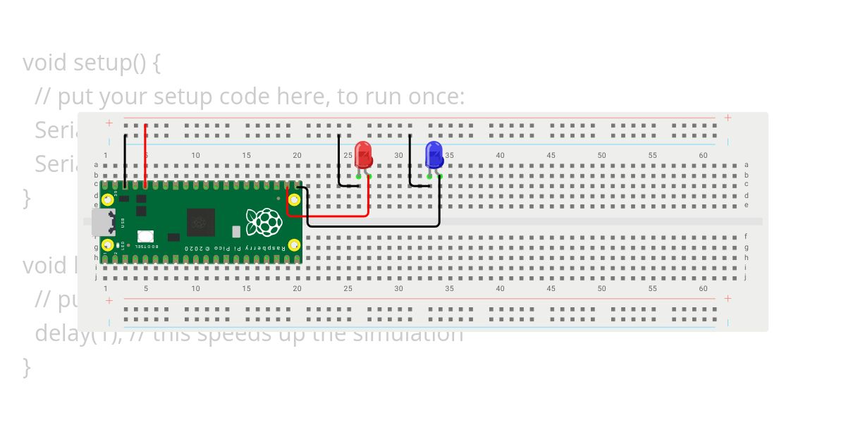 led 사용하기  simulation