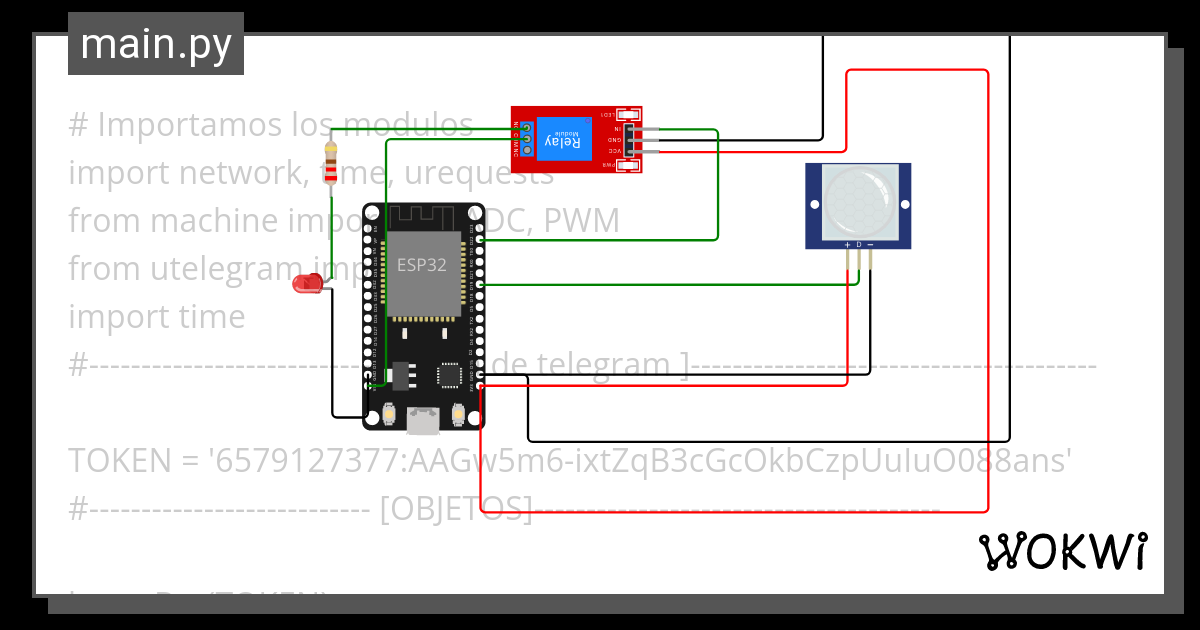 Bot Telegram Wokwi Esp32 Stm32 Arduino Simulator 7664