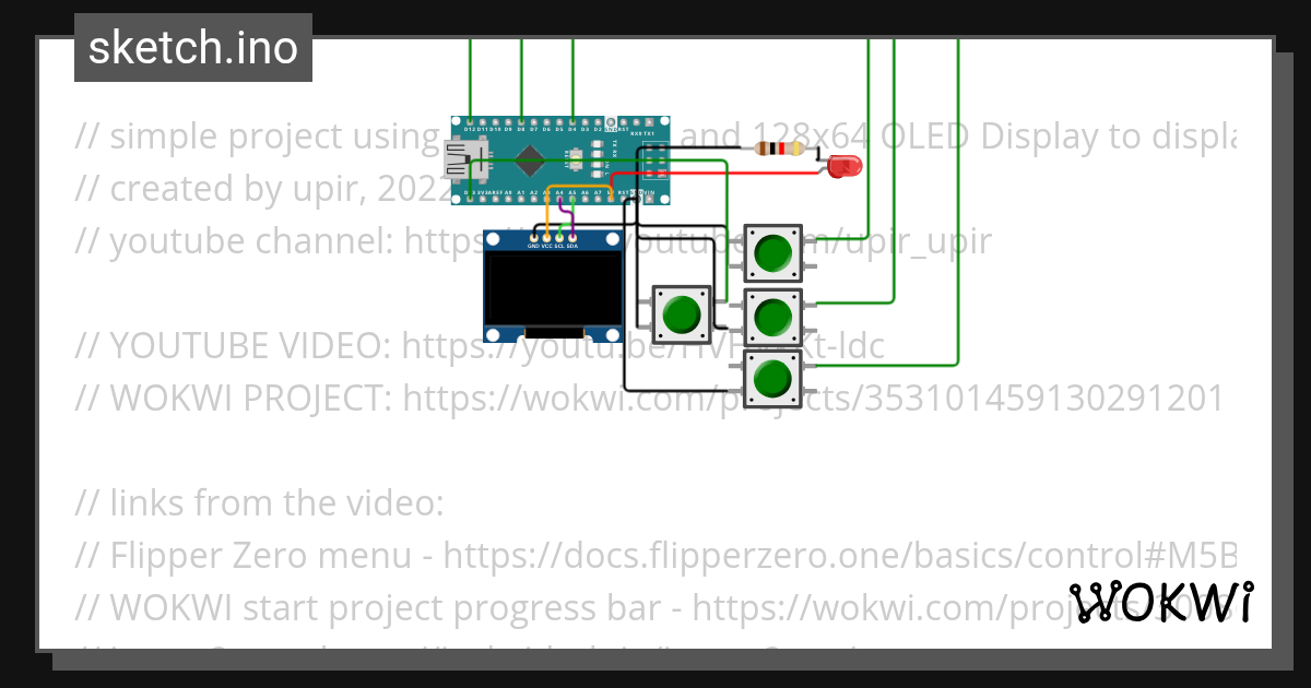 MENU 2 - Wokwi ESP32, STM32, Arduino Simulator