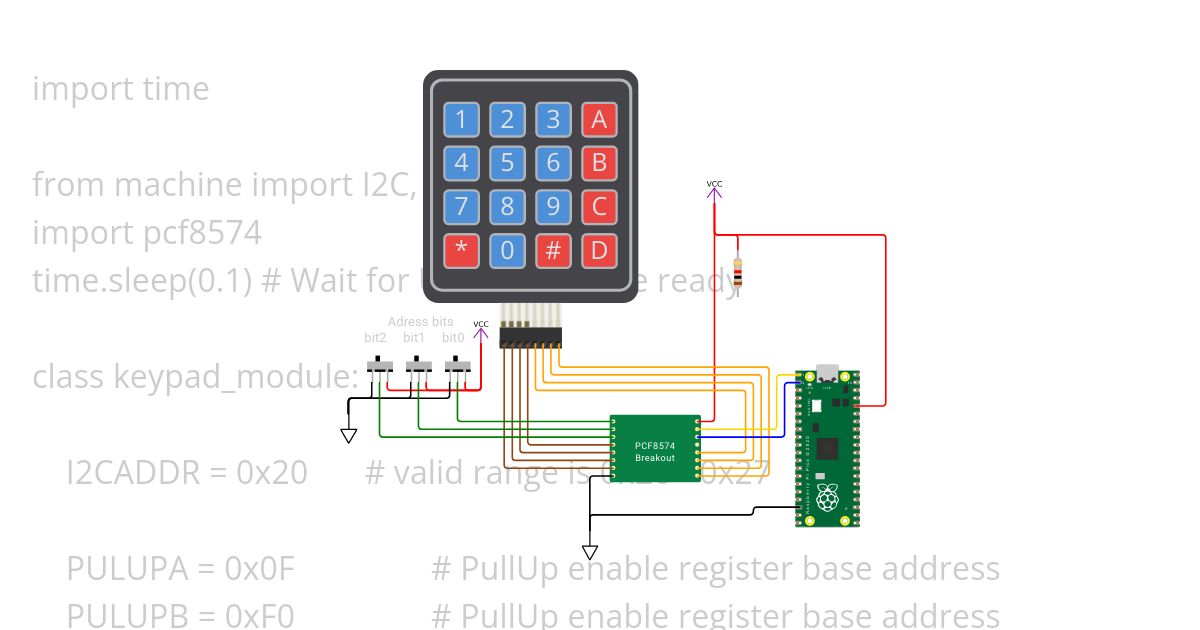 pcf8574_keypad_micropython simulation