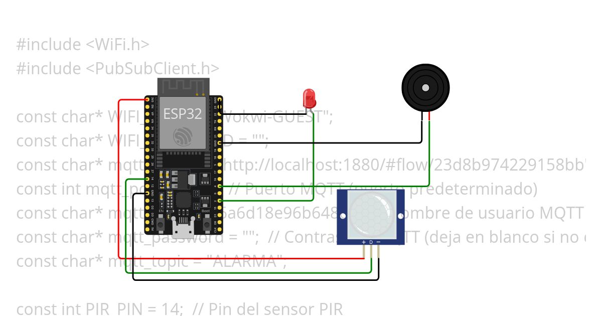 Alarma  simulation
