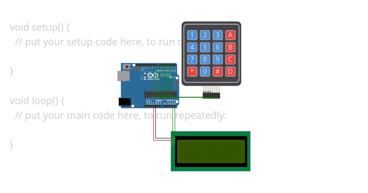 Keypad simulation