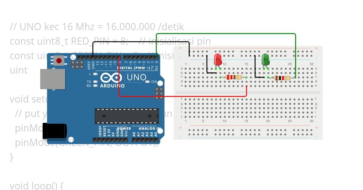 led_berkedip_array simulation