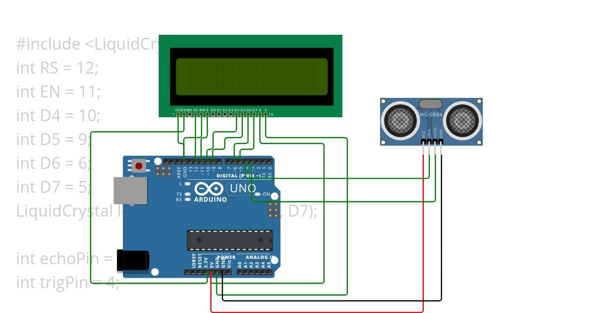 Ultrasonic&Arduino simulation