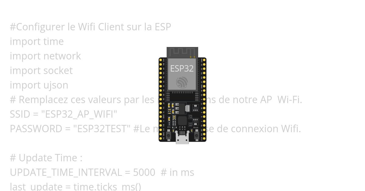 ESP8266_Wifi_Client simulation