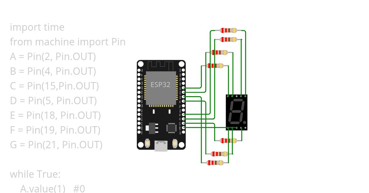 7 Segment Display simulation
