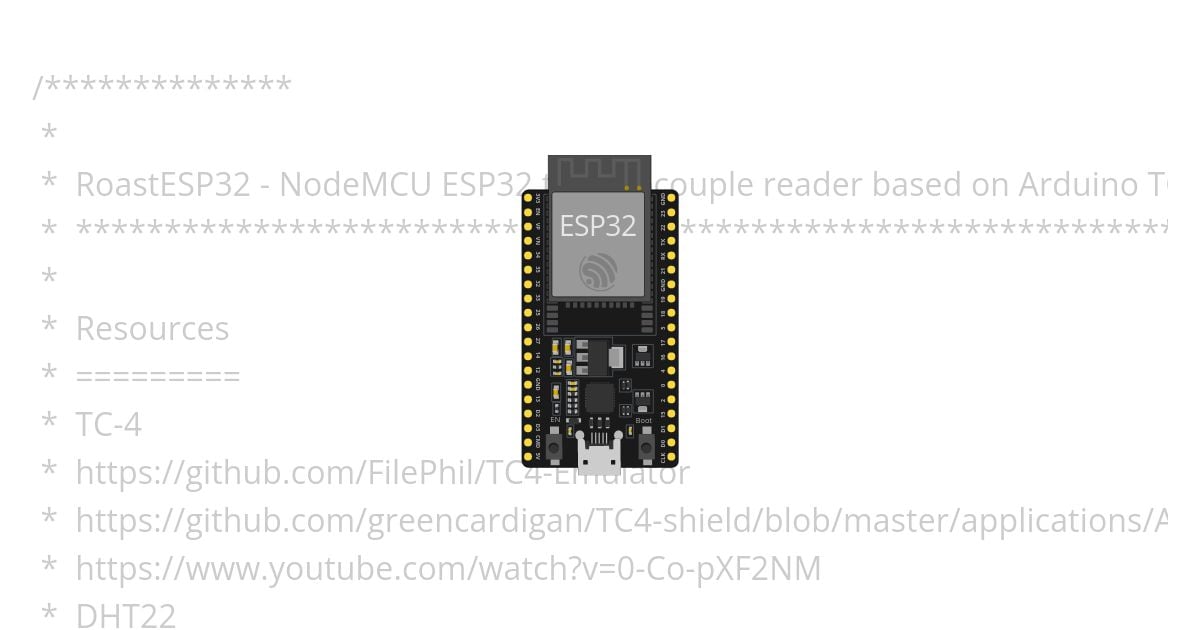 roast ESP32 simulation