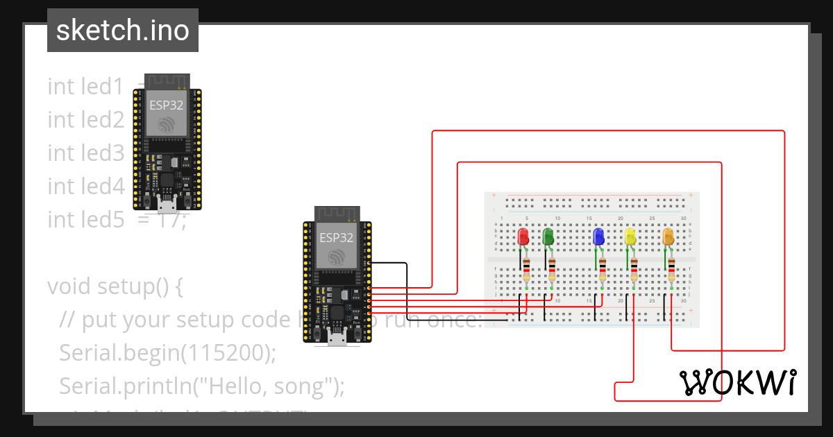 job1 - Wokwi ESP32, STM32, Arduino Simulator
