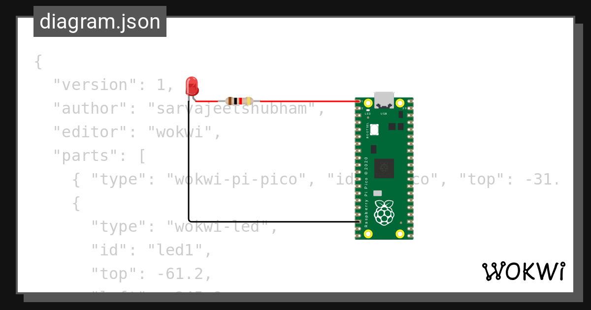 Blink external led wokwi esp32 stm32 arduino simulator