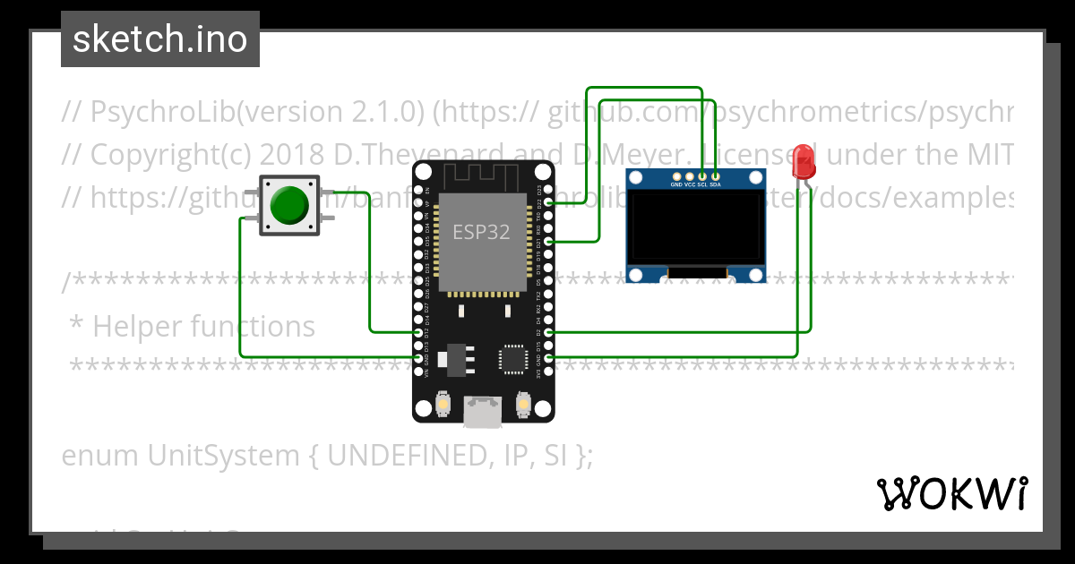 psychrometer_display.ino - Wokwi ESP32, STM32, Arduino Simulator