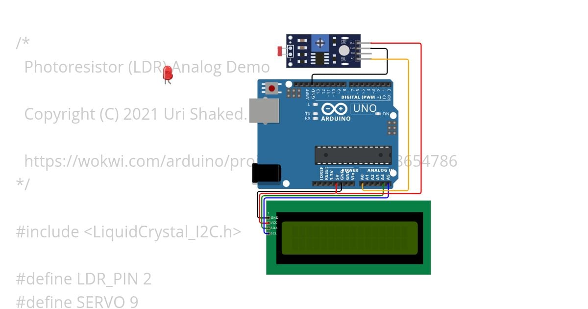 analogldr.ino Copy simulation