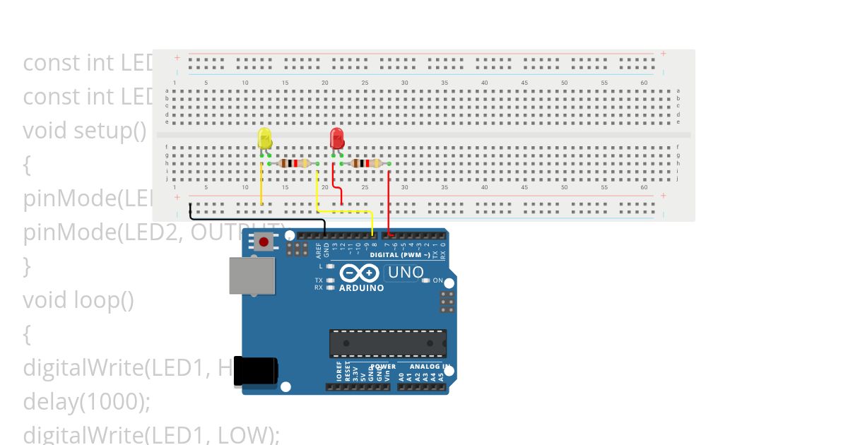 LED-2 simulation