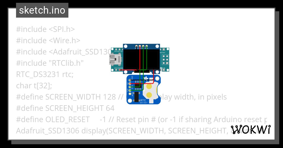 Nano Oled Rtc Wokwi Esp32 Stm32 Arduino Simulator