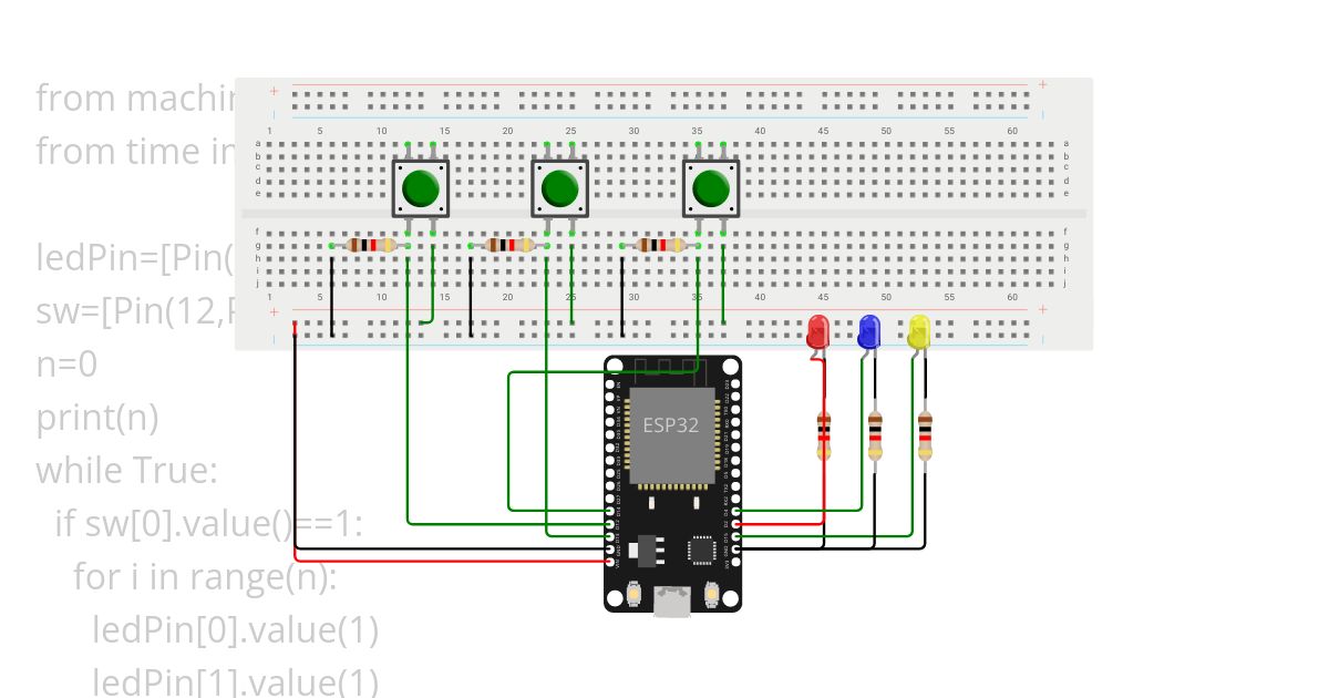 led switch simulation