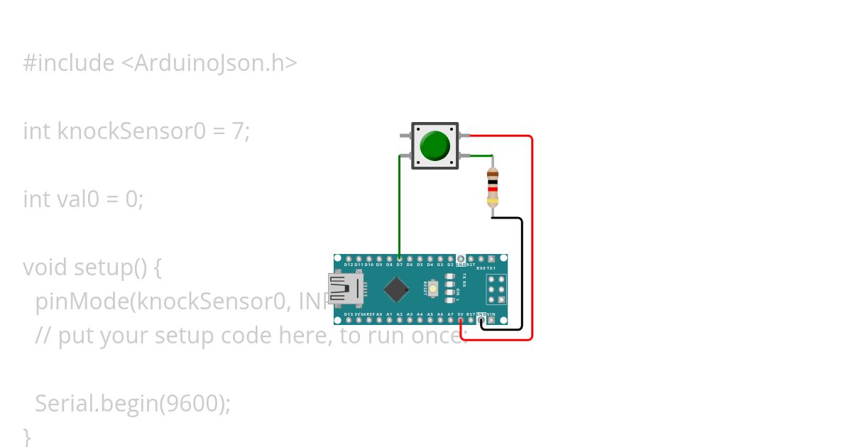 Arduino Json Test simulation