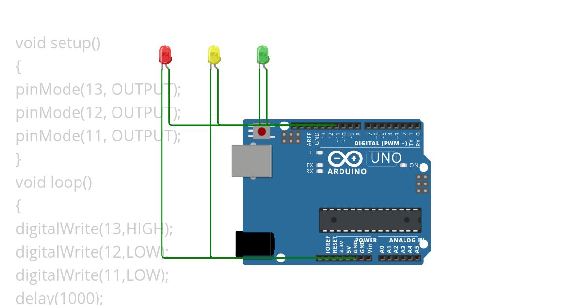 arduino traffic simulation