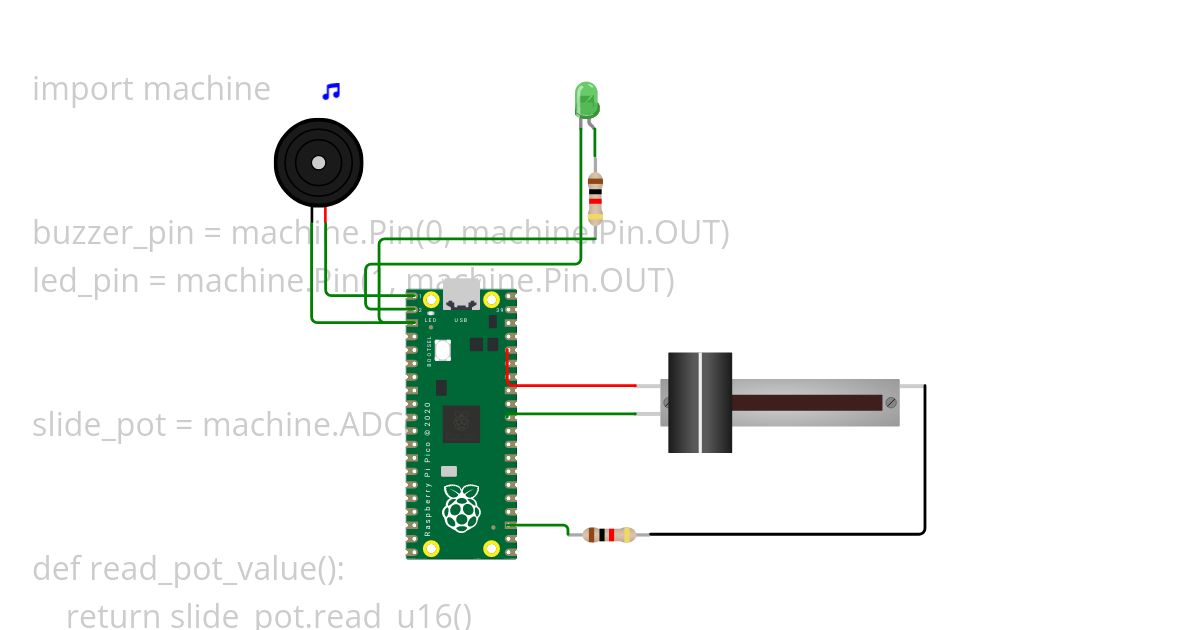 slide potentiometer simulation