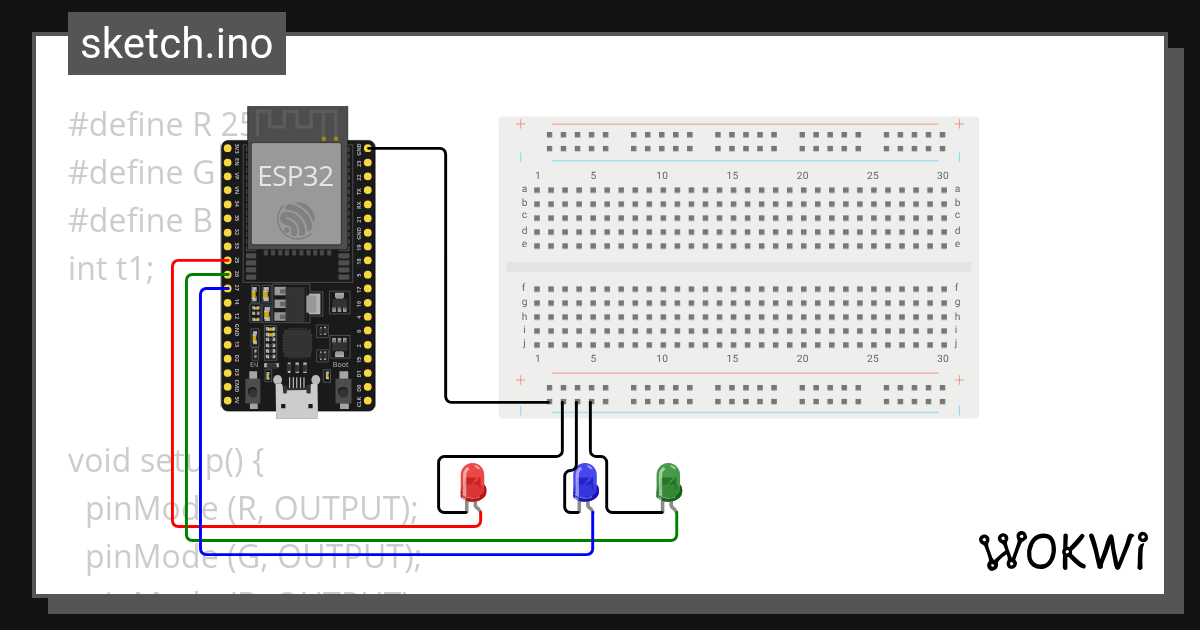 LABs timer millis( ) Wokwi ESP32, STM32, Arduino Simulator