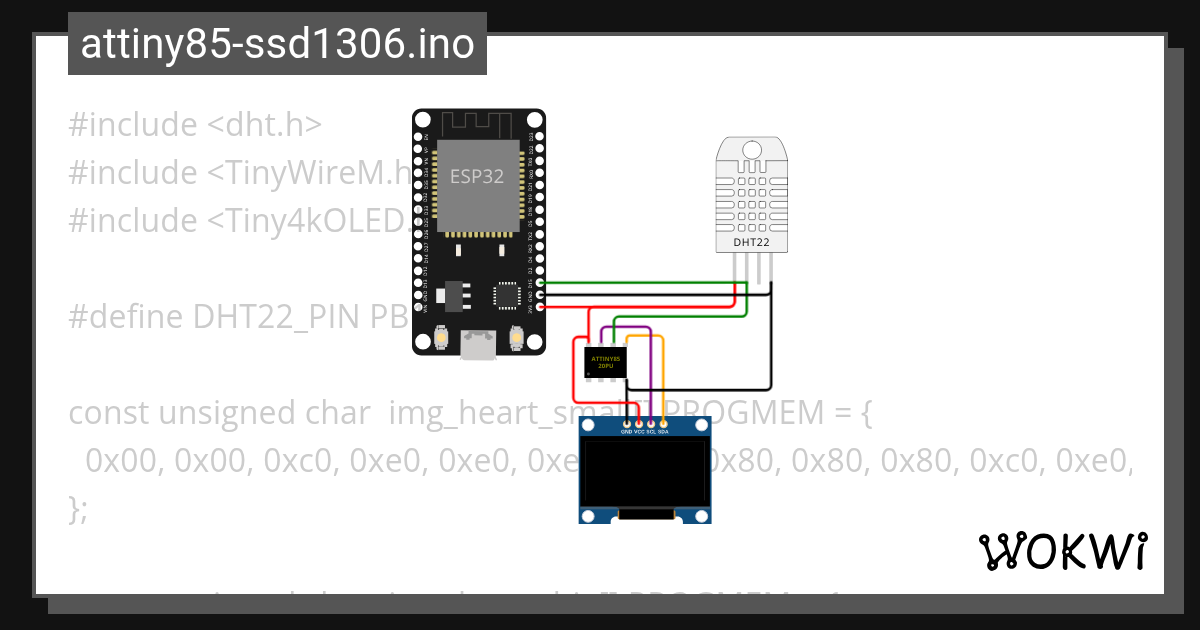 attiny8 - Wokwi ESP32, STM32, Arduino Simulator