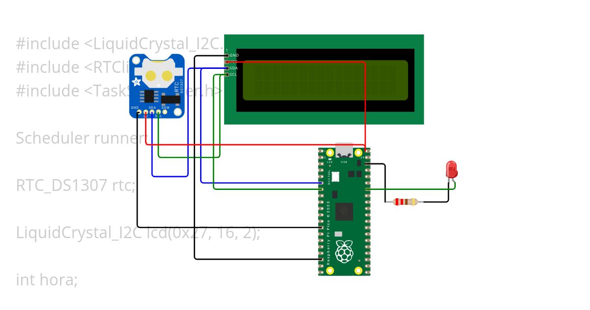i2c_bus_rtc_lcd simulation