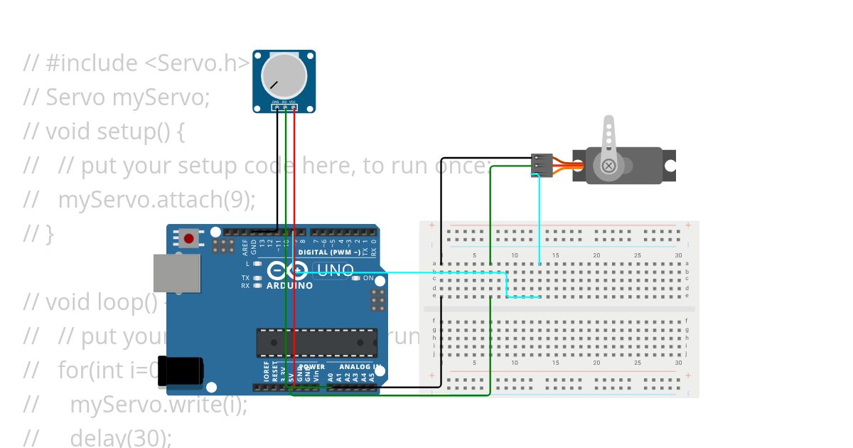 Servo Motor simulation