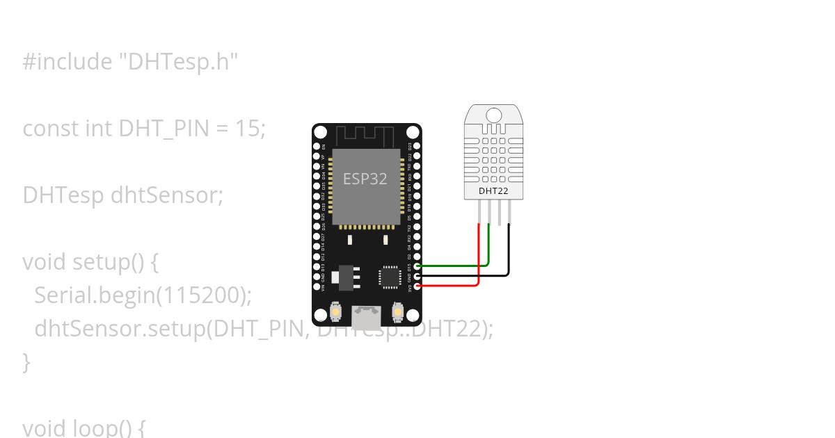 esp32-dht22 simulation