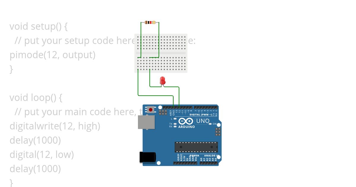LED回路 simulation