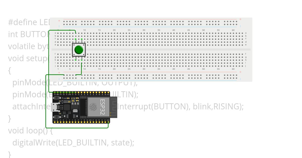ESP32 button simulation