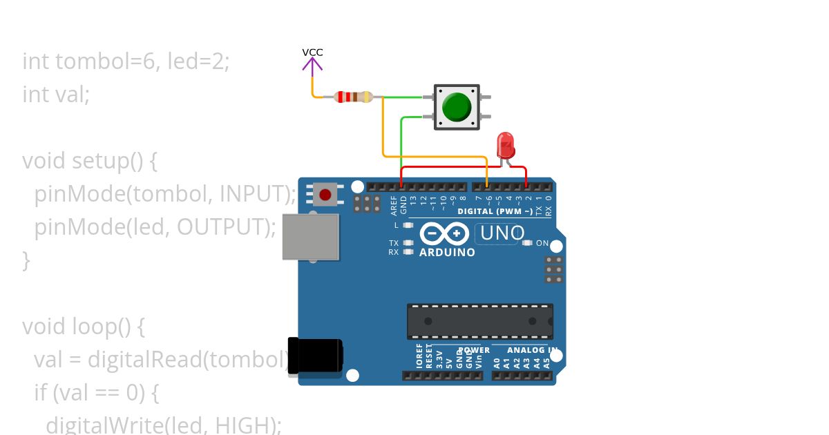  PushButt with GND simulation