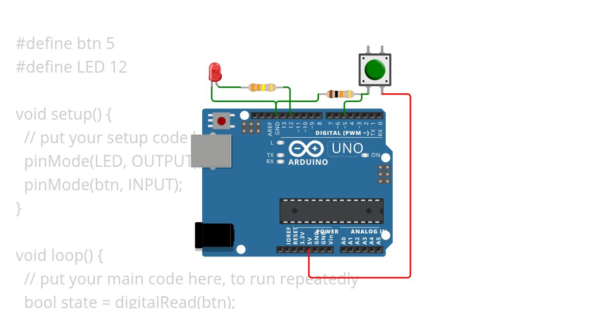 Button simulation