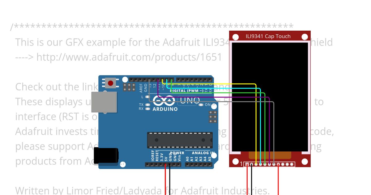 Arduino_ILI9341_Test simulation