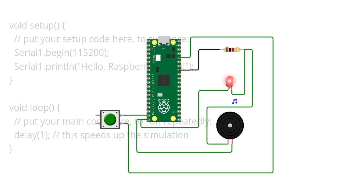 LEDANDBUZZER simulation