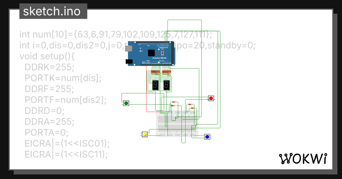 Wokwi - Online ESP32, STM32, Arduino Simulator